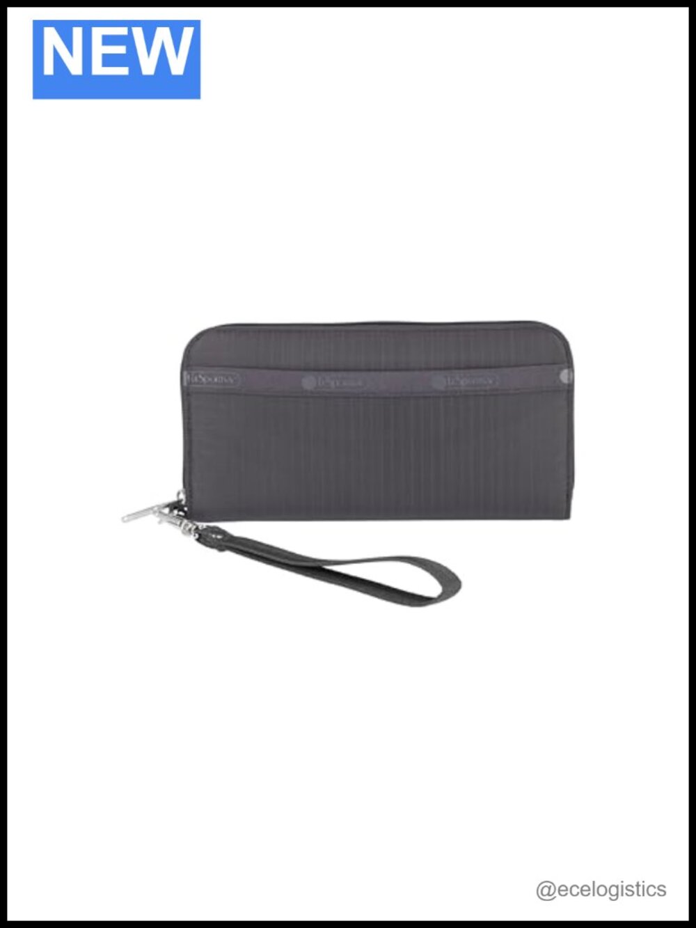 Tech Wallet Wristlet with Detachable Strap, Recycled Ripstop Fabric, 8 Card